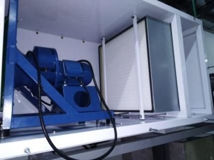 Unidad de tratamiento de aire con filtro HEPA y ventilador